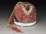 Boy's cap with triangles and clusters (oblique)