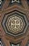 Door with geometric insets (detail)