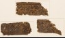 Leather fragment with interlace, possibly from a book cover (with EA1984.361.a and EA1984.361.c)