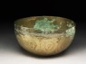 Bowl with drop-shaped and circular patterns (oblique)