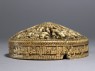 Casket lid with huntsmen and animals (side)