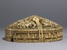 Casket lid with huntsmen and animals (side)