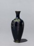 Baluster vase with wisteria and birds (side)