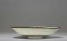 White ware dish with lotus decoration (side)