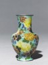 Baluster vase with chrysanthemums (side)