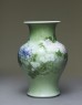 Baluster vase with flowers (side)