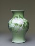 Baluster vase with flowers (side)