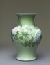 Baluster vase with flowers (side)