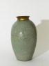 Greenware vase with floral decoration (side)