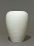Vase with narcissi and a wagtail (side)