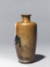 Baluster vase with a bear on a rock (side)