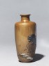 Baluster vase with a bear on a rock (side)