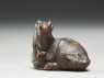 Netsuke in the form of a goat (front)