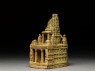 Stone model of the Mahabodhi temple (side)