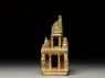 Stone model of the Mahabodhi temple (side)