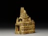 Stone model of the Mahabodhi temple (side)