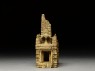 Stone model of the Mahabodhi temple (side)