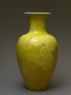 Baluster vase with stylized chrysanthemums (side)