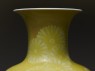 Baluster vase with stylized chrysanthemums (detail, neck)