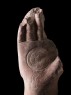 Fragmentary hand and forearm from the Buddha (detail)