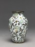 Baluster vase with stylized flowers (side)