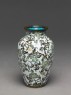 Baluster vase with stylized flowers (oblique)