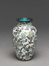 Baluster vase with stylized flowers (oblique)