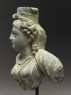 Fragmentary bust figure of the goddess Hariti (side)