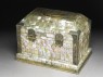 Casket with sloping lid (oblique)