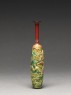 Vase with dragon amid waves (side)