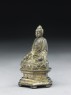 Seated Buddhist figure (side)