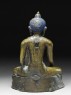 Seated figure of the Buddha (back)