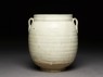 Cizhou type jar with white slip (side)