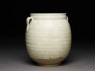 Cizhou type jar with white slip (side)