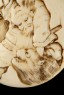 Manjū netsuke depicting Sanbushō fighting a tiger (detail)