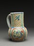 Mug of European form with dragons, flowers, and birds (side)