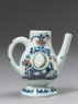Miniature oil ewer marked with the letter 'O' (side)