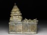 Model of a Shiva temple (oblique)