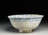 Bowl with vegetal decoration (oblique)