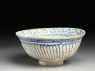 Bowl with vegetal decoration (oblique)