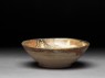 Bowl with dotted and floral decoration (oblique)