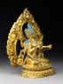 Seated figure of Ushnishavijaya (side)