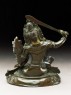 Figure of Manjushri wielding a sword (back)