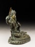 Figure of Manjushri wielding a sword (side)