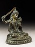 Figure of Manjushri wielding a sword (side)