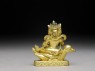 Figure of a bodhisattva seated on a bird (back)