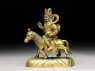 Figure of Kubera on a horse (side)