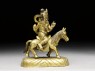 Figure of Kubera on a horse (side)