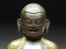 Figure of Hvashang seated on a cushion (detail, head)