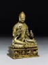 Seated figure of a lama (side)